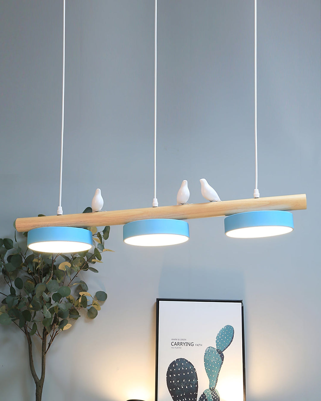 Hengende Taklampe Fugledesign for Spisebord Moderne Belysning 5