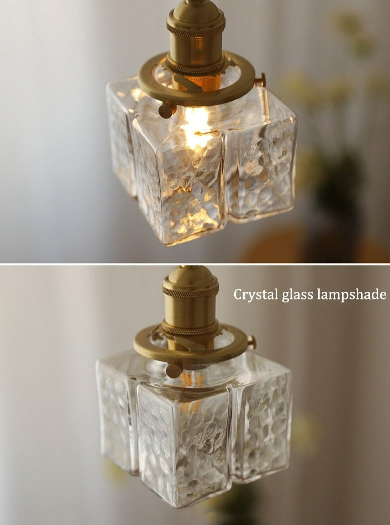 Hengende Taklampe Håndlaget Glassdesign Justerbar Høyde 1