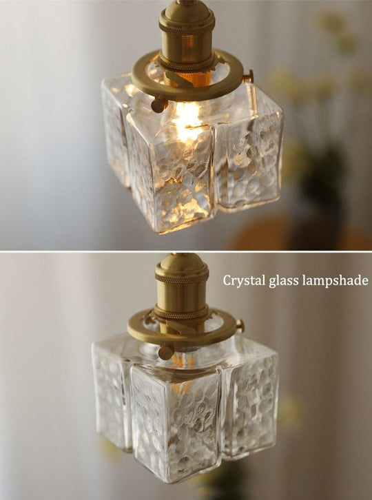 Hengende Taklampe Håndlaget Glassdesign Justerbar Høyde 1