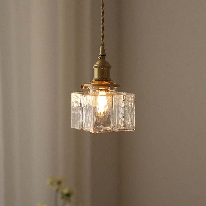 Hengende Taklampe Håndlaget Glassdesign Justerbar Høyde 2