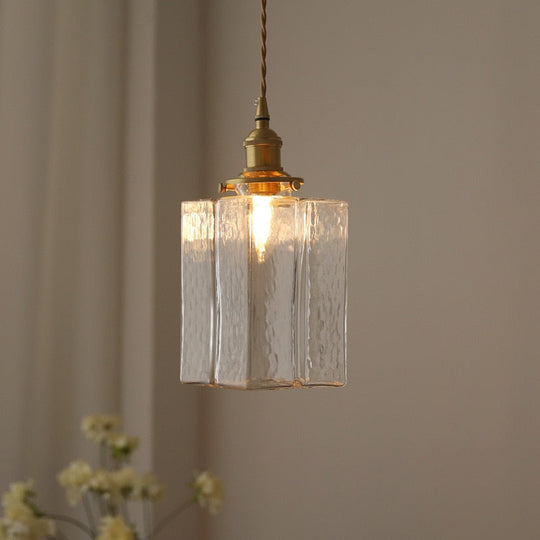 Hengende Taklampe Håndlaget Glassdesign Justerbar Høyde 7