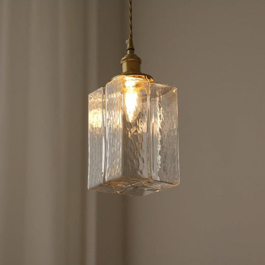 Hengende Taklampe Håndlaget Glassdesign Justerbar Høyde 8