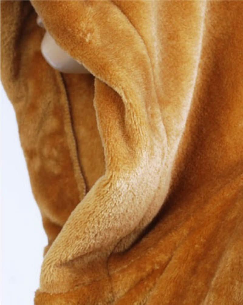 Herre Badekåpe Lang Flanell Komfortabel 5