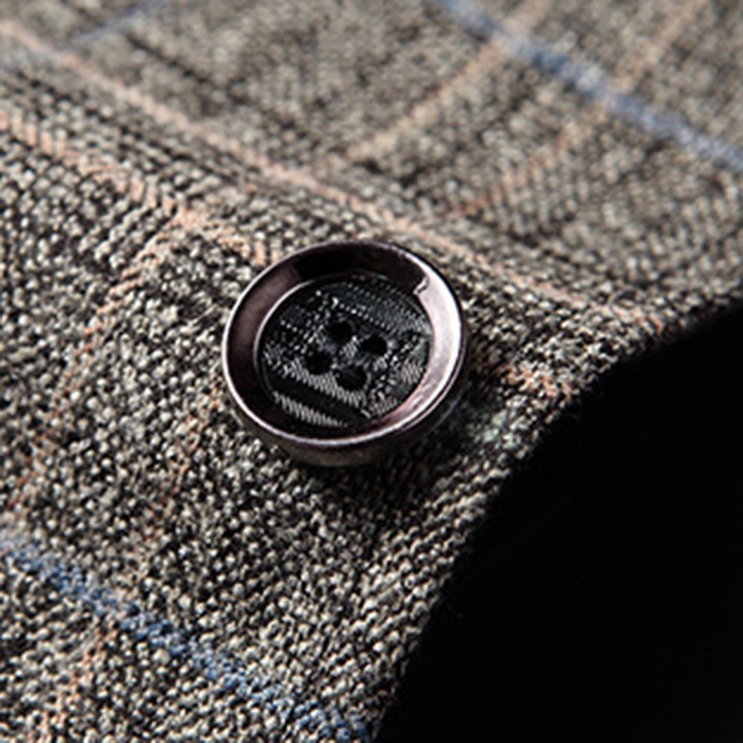 Herre Blazer Casual Med Broderi 4