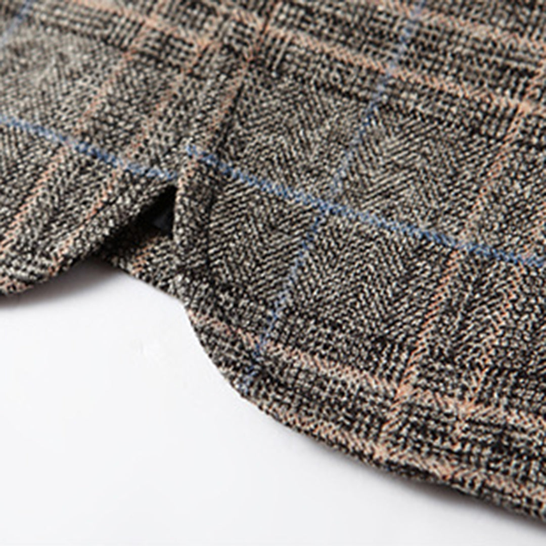Herre Blazer Casual Med Broderi 5
