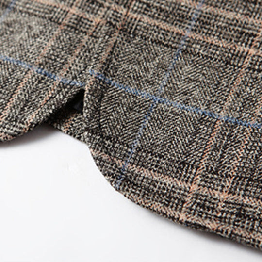 Herre Blazer Casual Med Broderi 5