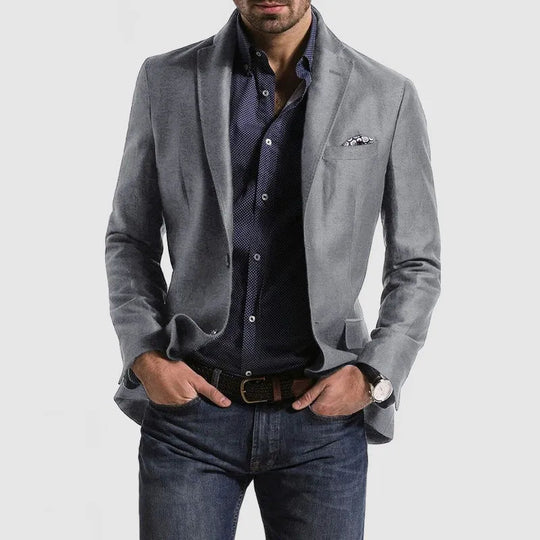Herre Blazer Klassisk Design for Formelle og Uformelle Anledninger 2