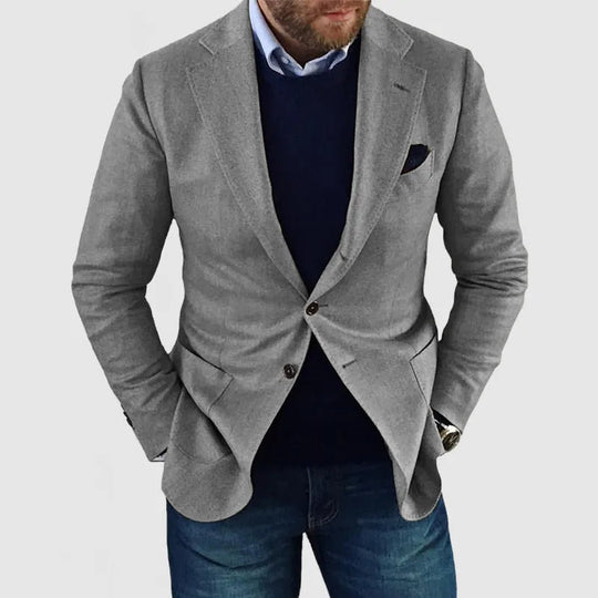 Herre Blazer Klassisk Design for Formelle og Uformelle Anledninger 4