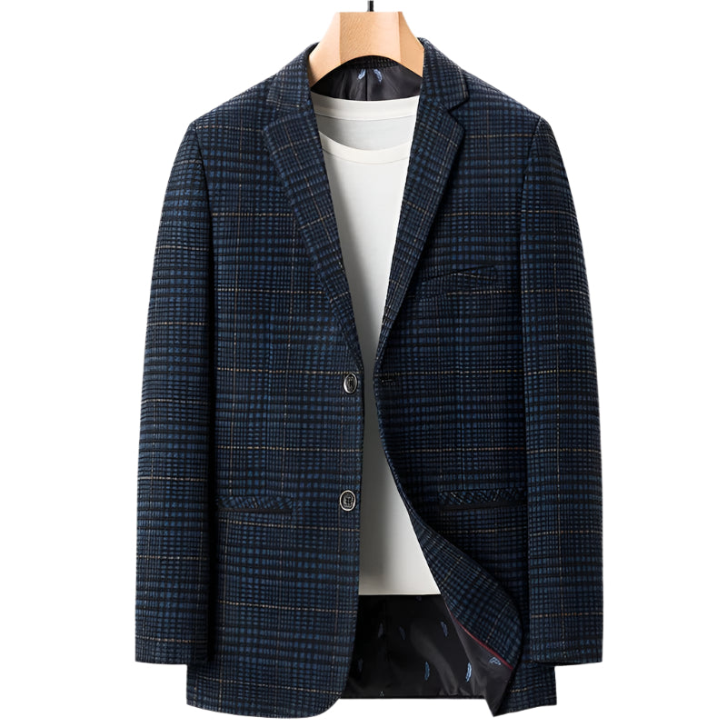 Herre Blazer Klassisk Ull 0