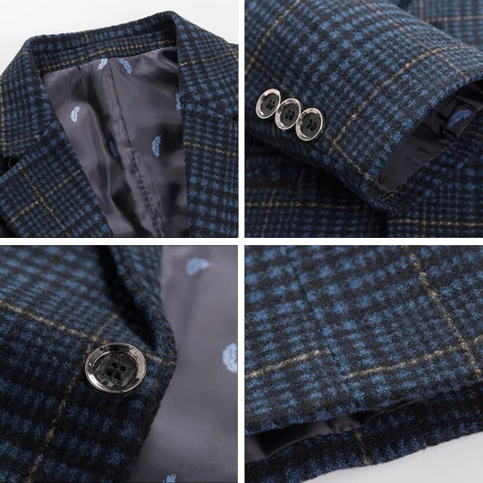 Herre Blazer Klassisk Ull 1