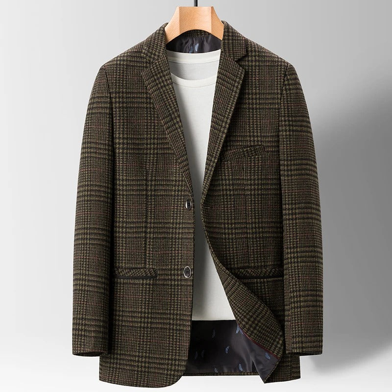 Herre Blazer Klassisk Ull 6