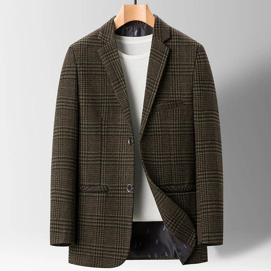 Herre Blazer Klassisk Ull 6