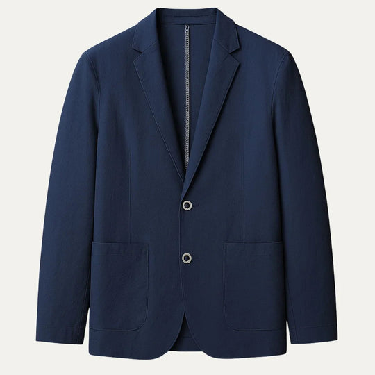 Herre Blazer Lin Klassisk Stil Moderne Skreddersydd 1