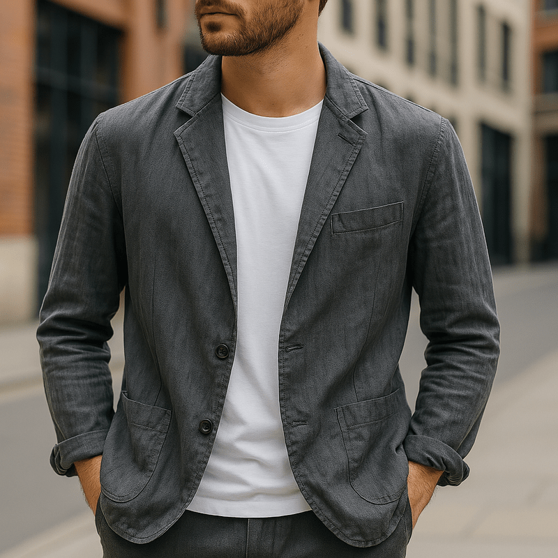 Herre Blazer Skræddersydd Lett Stil 3