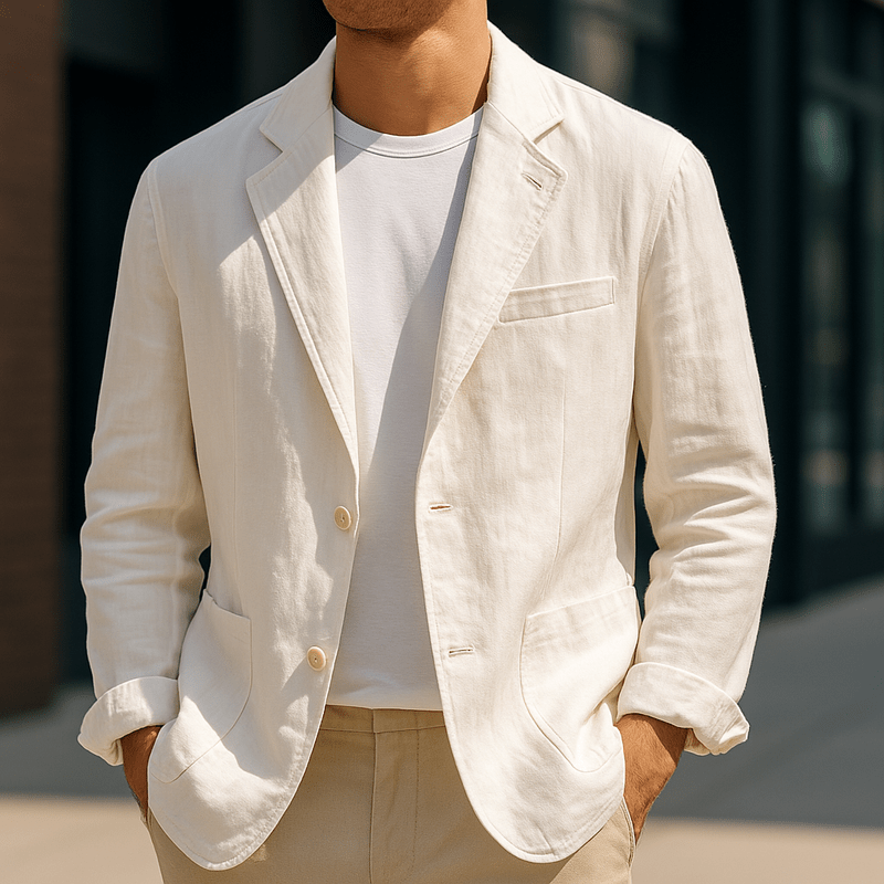 Herre Blazer Skræddersydd Lett Stil 4