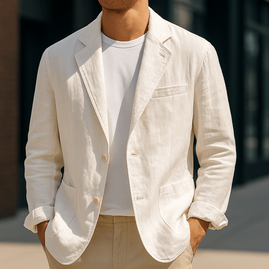 Herre Blazer Skræddersydd Lett Stil 4