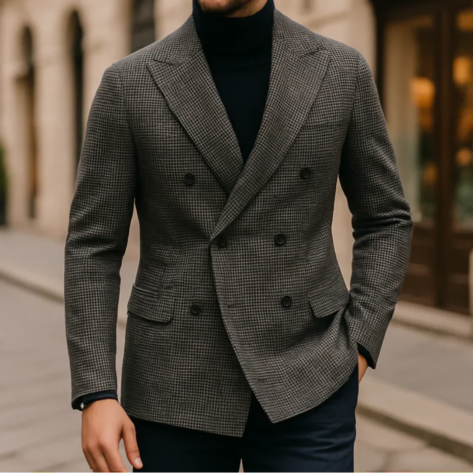 Herre Blazer med Skreddersydd Passform 5