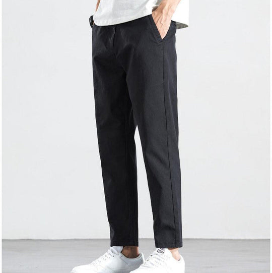 Herre Bukser Cropped Lett Uformell Stil 3