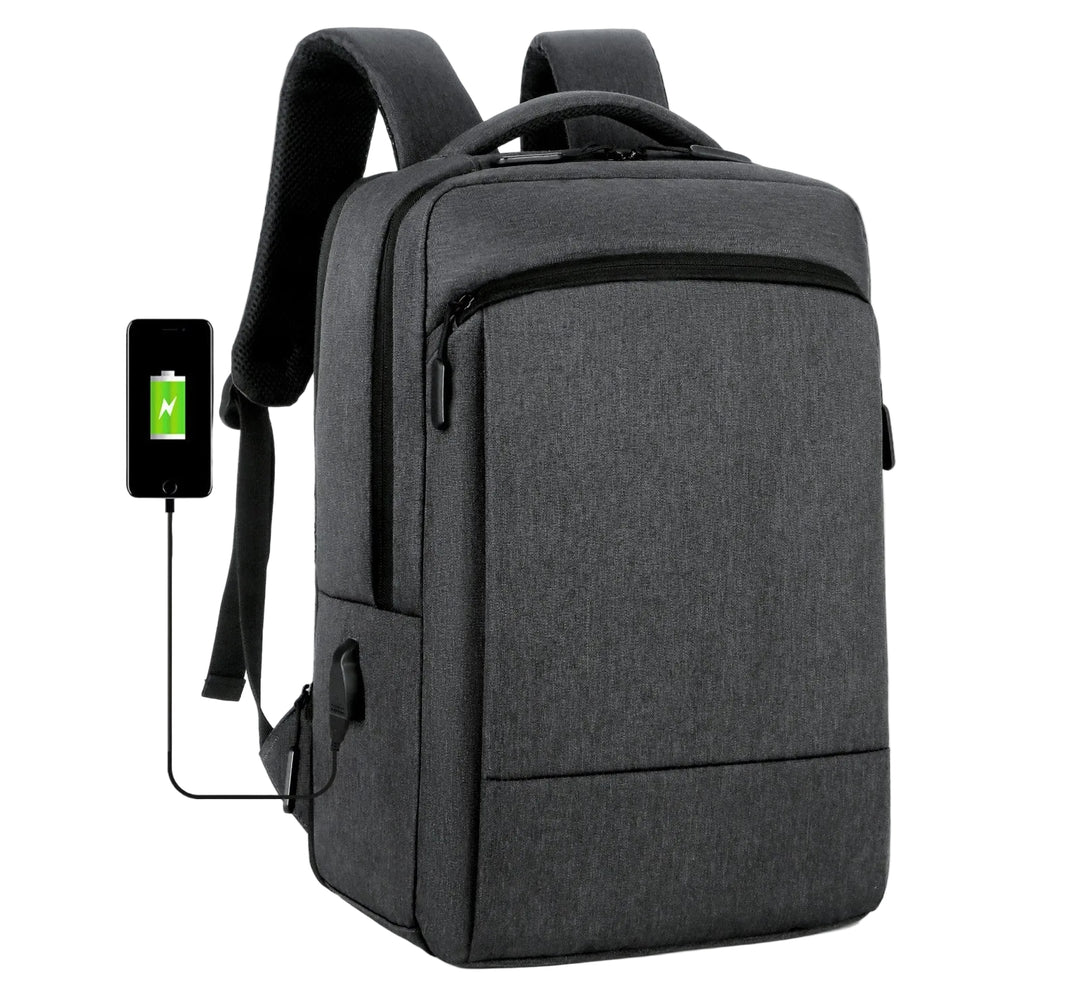 Herre Business Ryggsekk med Teknologiintegrasjon og USB-ladeport 0