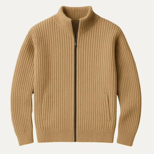 Herre Cardigan Jakke Zip-up Skreddersydd Stil 1