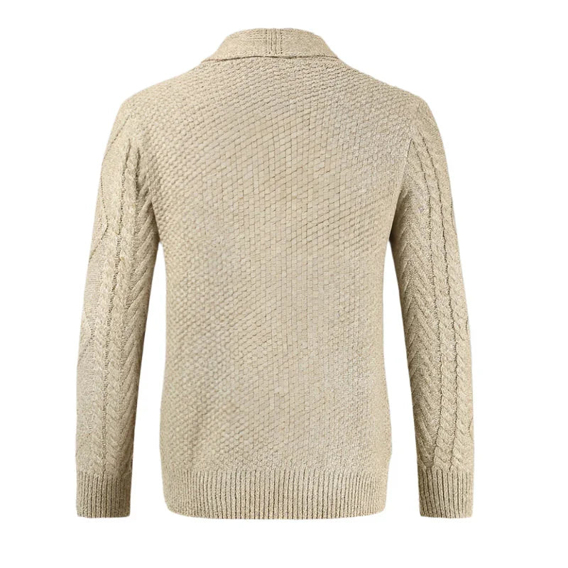 Herre Cardigan Jakke i 100% Cashmere med Avslappet Passform 2