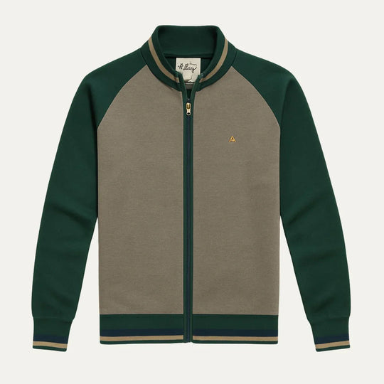Herre Cardigan Jakke med Glidelås, Skreddersydd og Allsidig Stil 1