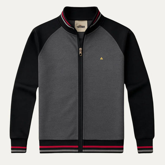 Herre Cardigan Jakke med Glidelås, Skreddersydd og Allsidig Stil 2