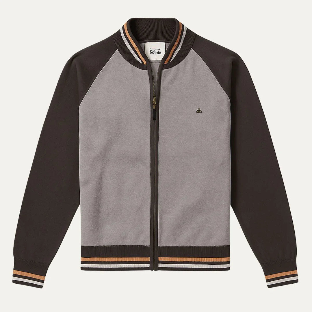 Herre Cardigan Jakke med Glidelås, Skreddersydd og Allsidig Stil 4