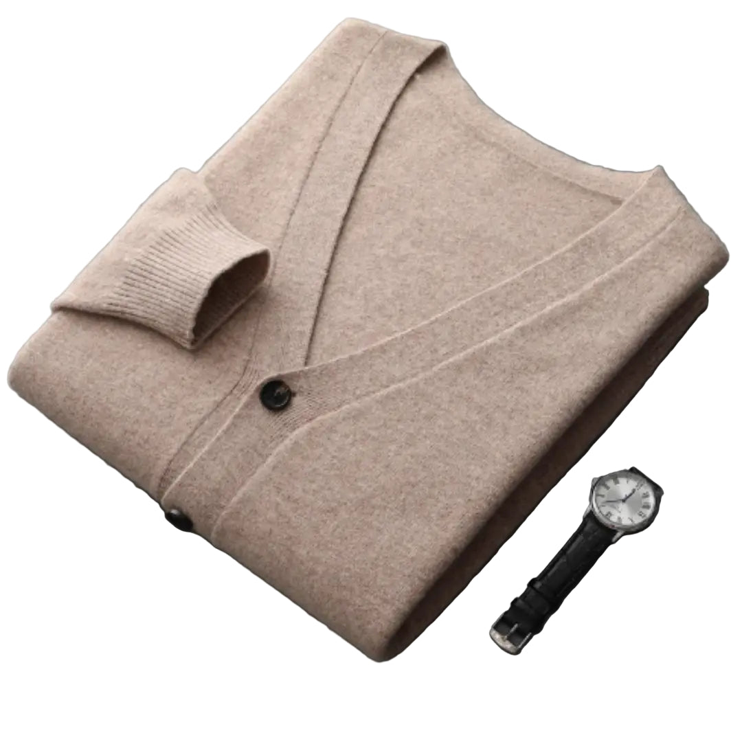 Herre Cardigan i Tidløs Design 0