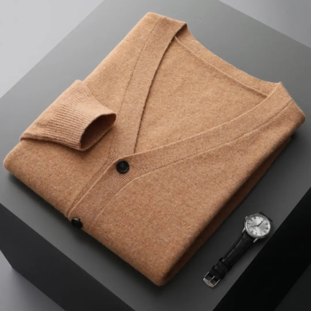Herre Cardigan i Tidløs Design 11