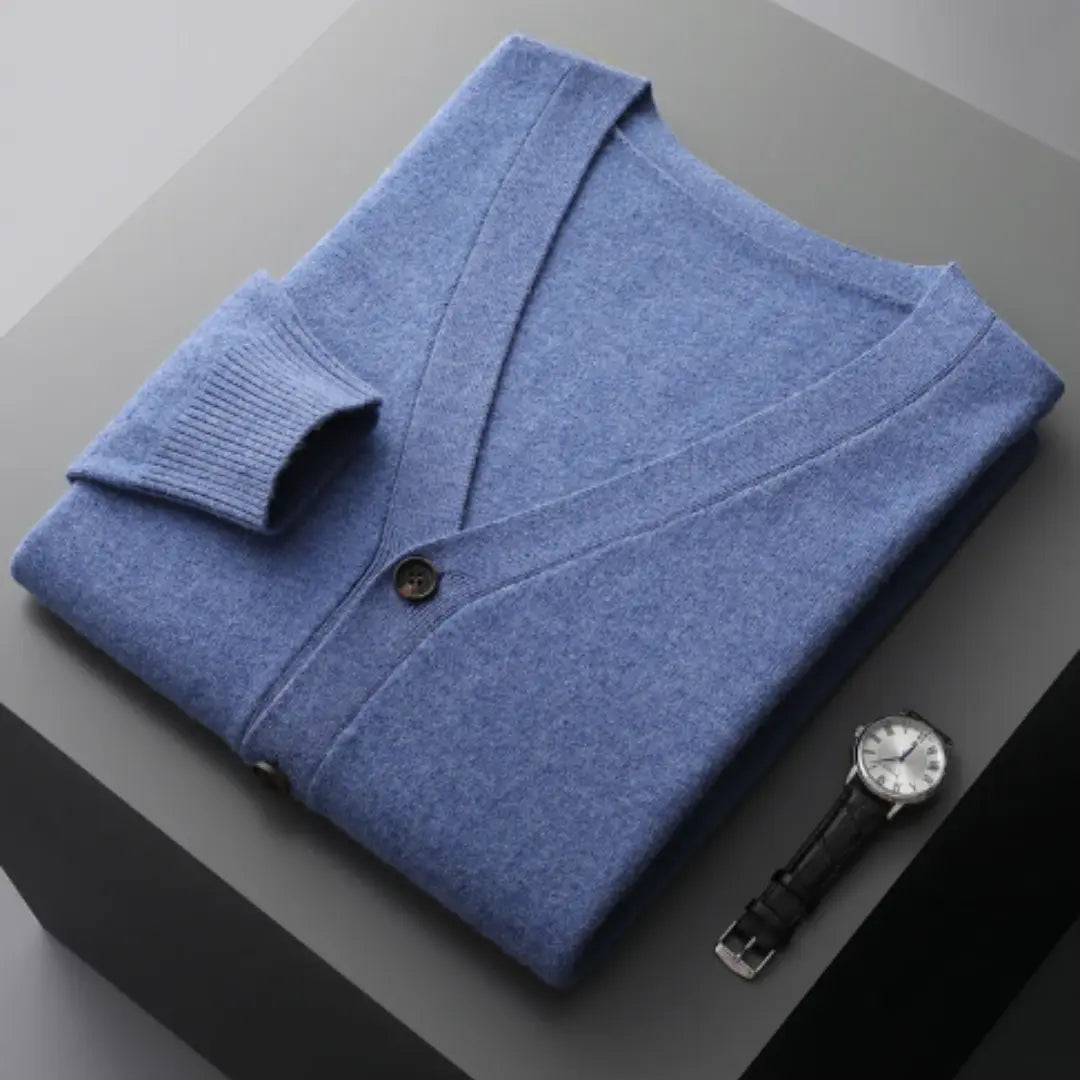 Herre Cardigan i Tidløs Design 12