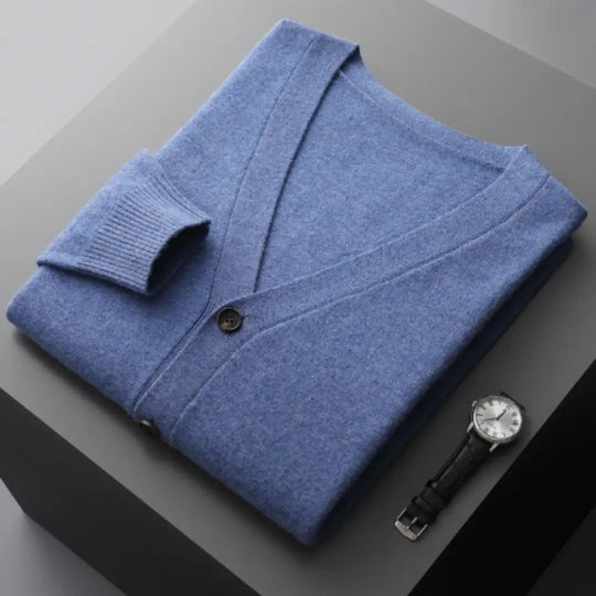 Herre Cardigan i Tidløs Design 12