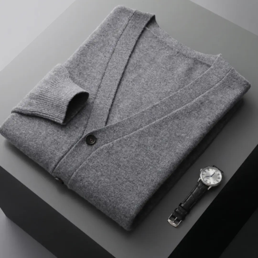 Herre Cardigan i Tidløs Design 13