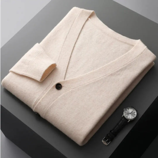 Herre Cardigan i Tidløs Design 9