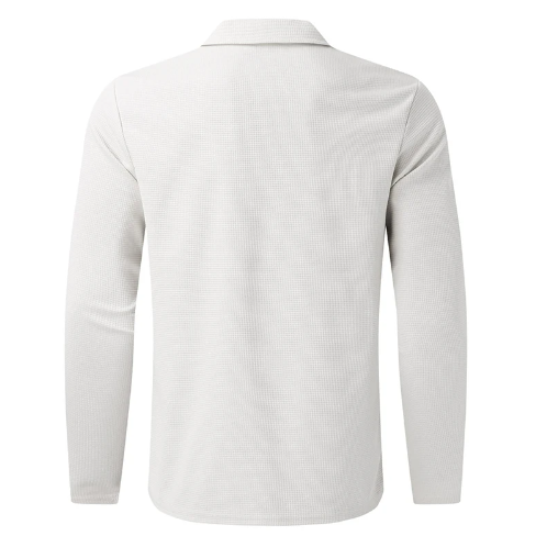 Herre Cardigan med Krage og Glidelås 3