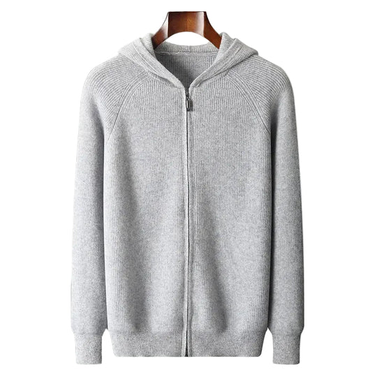 Herre Cardigan med Polokrage 0