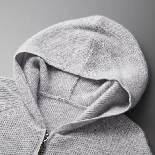 Herre Cardigan med Polokrage 1