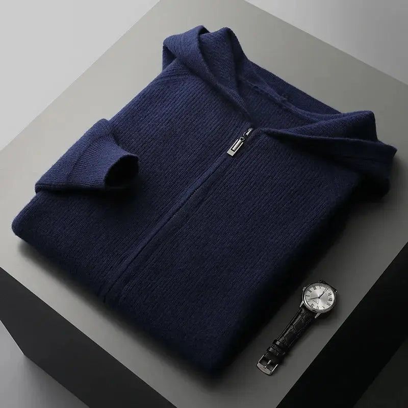 Herre Cardigan med Polokrage 9