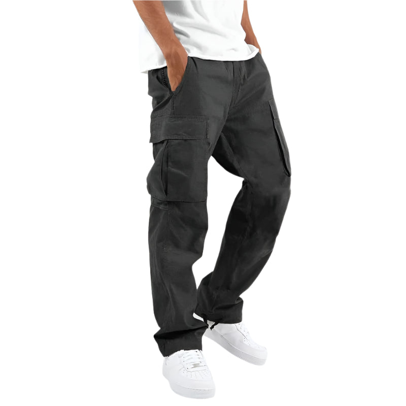 Herre Cargo Bukser Slim Fit Bomullsblanding Moderne Design 0