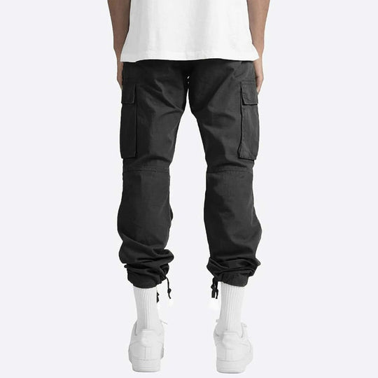 Herre Cargo Bukser Slim Fit Bomullsblanding Moderne Design 2