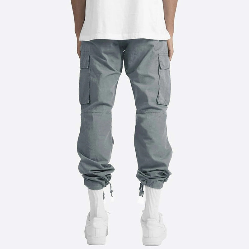 Herre Cargo Bukser Slim Fit Bomullsblanding Moderne Design 5