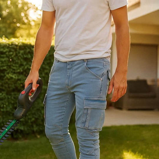 Herre Cargo Jeans Slim Fit 2