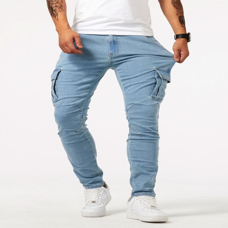 Herre Cargo Jeans Slim Fit 8