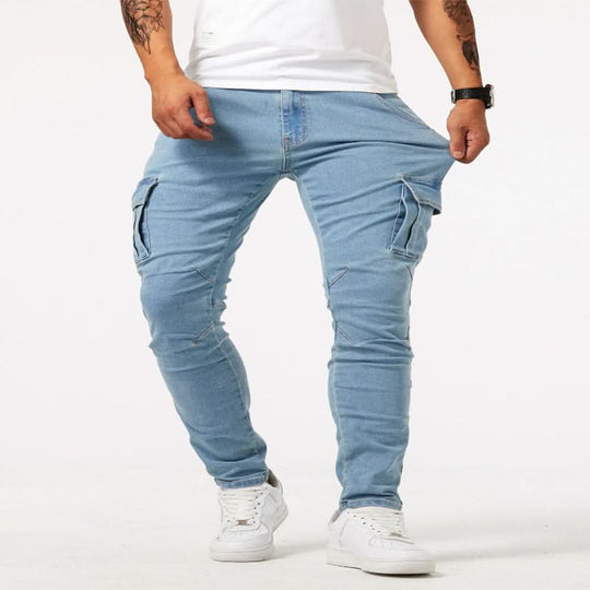 Herre Cargo Jeans Slim Fit 8