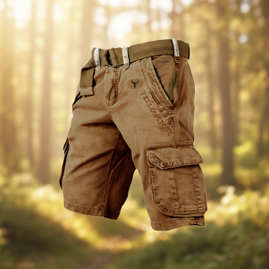 Herre Cargo Shorts Funksjonell Design 7