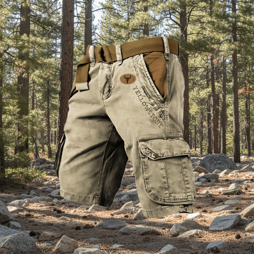 Herre Cargo Shorts Funksjonell Design 9