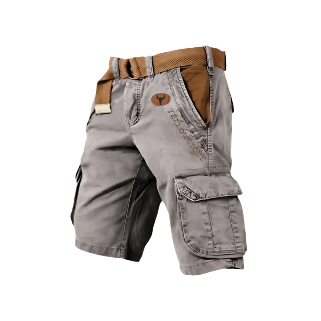 Herre Cargo Shorts Med Funksjonell Design 0