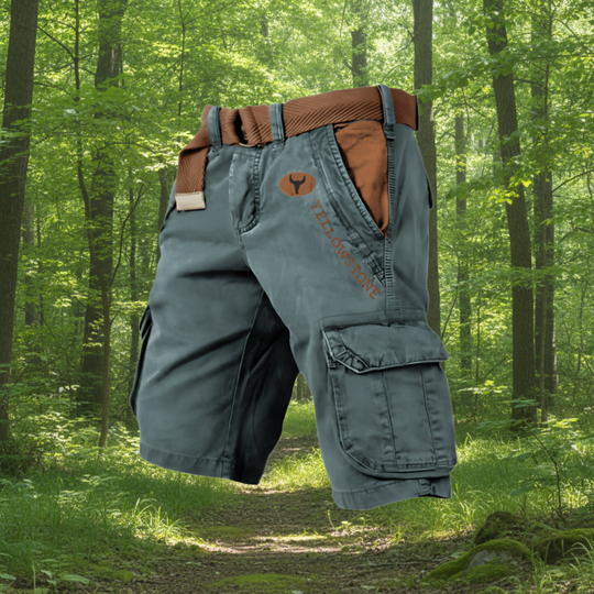 Herre Cargo Shorts Med Funksjonell Design 5
