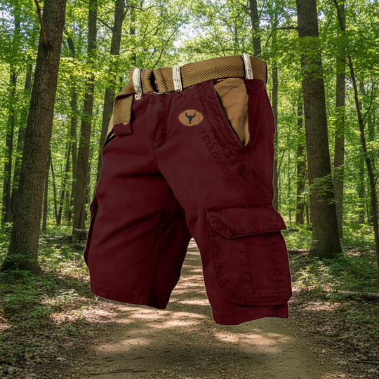 Herre Cargo Shorts Med Funksjonell Design 6