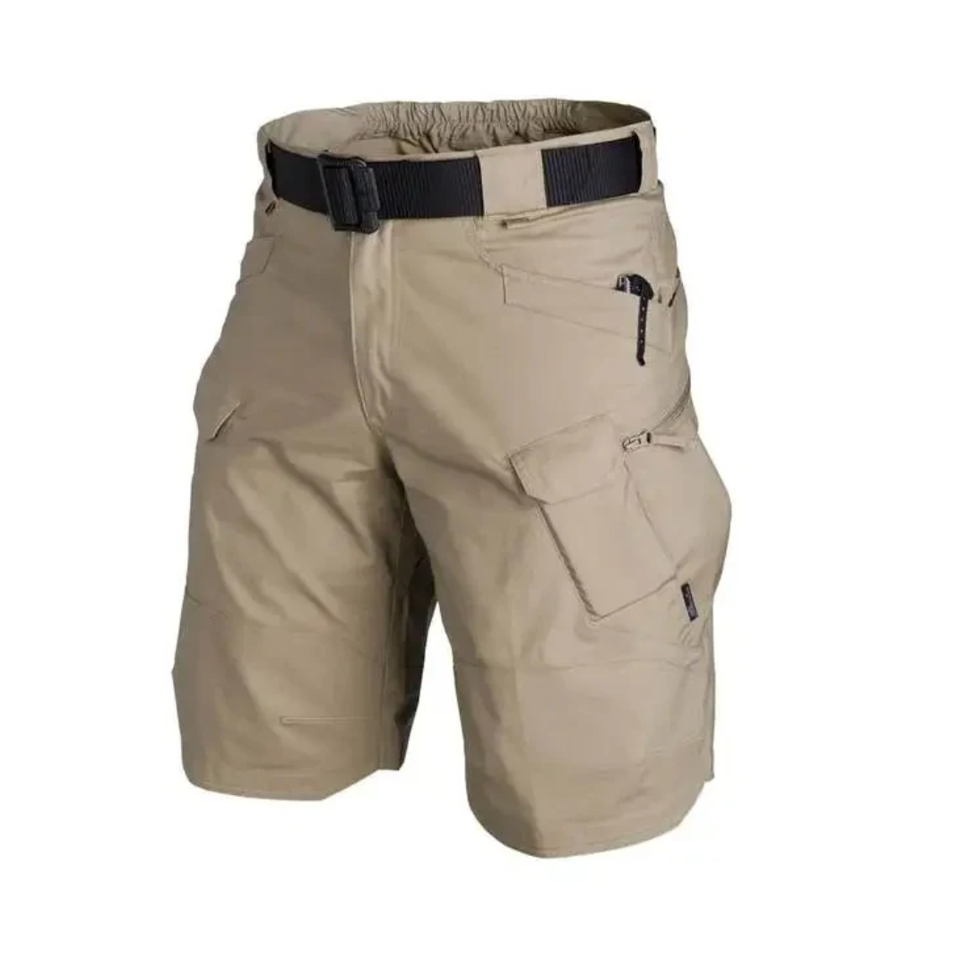 Herre Cargo Shorts for Utendørsbruk Med Justerbar Linning 0